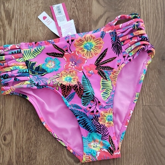 Xhilaration swim bottom cheeky high waist - Picture 1 of 4